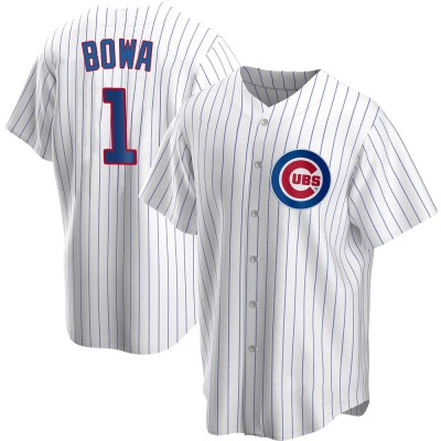 Men's Larry Bowa Chicago Cubs Replica White Home Jersey