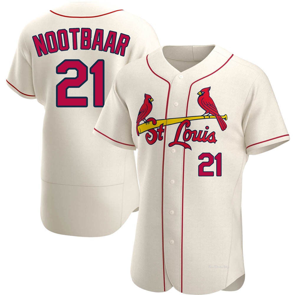 Lars Nootbaar St. Louis Cardinals Alternate Cream Jersey by NIKE