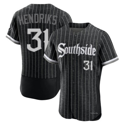 Men's Liam Hendriks Chicago White Sox Authentic Black 2021 City Connect Jersey