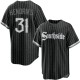 Men's Liam Hendriks Chicago White Sox Replica Black 2021 City Connect Jersey