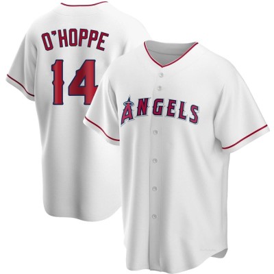 Men's Logan O'Hoppe Los Angeles Angels Replica White Home Jersey