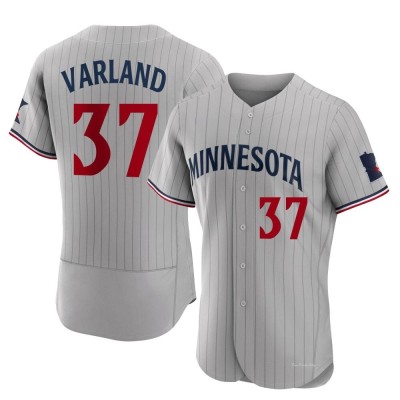 Men's Louie Varland Minnesota Twins Authentic Gray Road Jersey