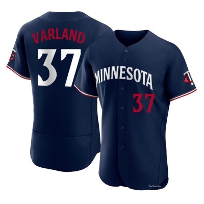 Men's Louie Varland Minnesota Twins Authentic Navy Alternate Jersey