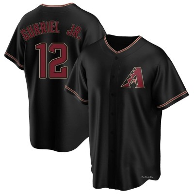 Men's Lourdes Gurriel Jr. Arizona Diamondbacks Replica Black Alternate Jersey