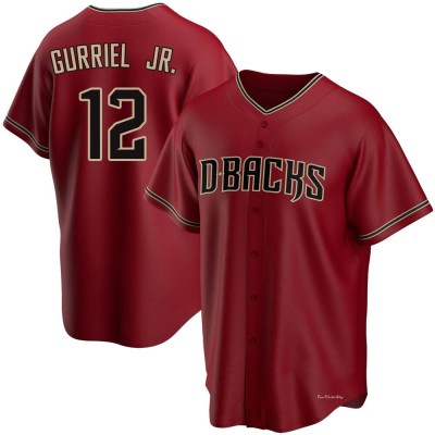 Men's Lourdes Gurriel Jr. Arizona Diamondbacks Replica Red Alternate Jersey