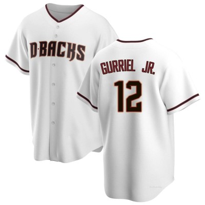 Men's Lourdes Gurriel Jr. Arizona Diamondbacks Replica White Home Jersey