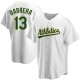 Men's Luis Barrera Oakland Athletics Replica White Home Jersey