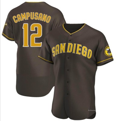 Men's Luis Campusano San Diego Padres Authentic Brown Road Jersey