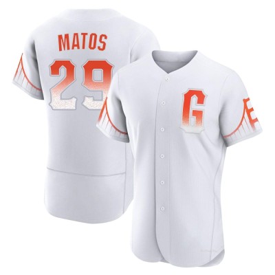 Men's Luis Matos San Francisco Giants Authentic White 2021 City Connect Jersey