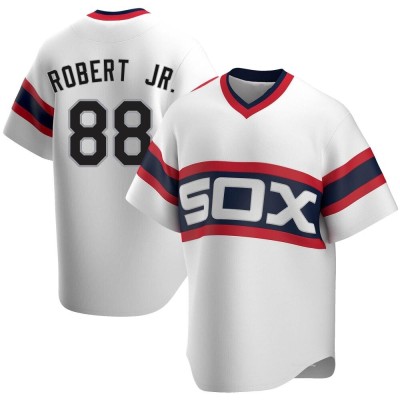 Men's Luis Robert Jr. Chicago White Sox Replica White Cooperstown Collection Jersey