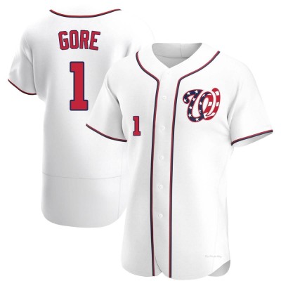 Men's MacKenzie Gore Washington Nationals Authentic White Alternate Jersey