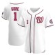 Men's MacKenzie Gore Washington Nationals Authentic White Home Jersey