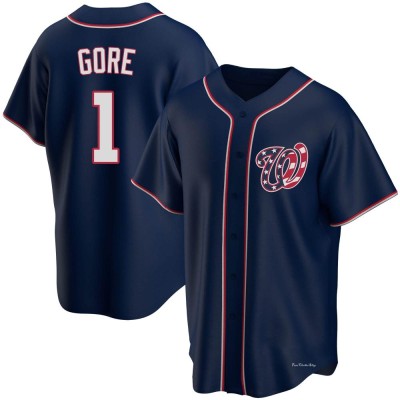 Men's MacKenzie Gore Washington Nationals Replica Navy Alternate Team Jersey