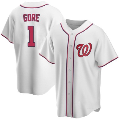 Men's MacKenzie Gore Washington Nationals Replica White Home Jersey