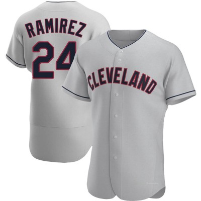 Men's Manny Ramirez Cleveland Guardians Authentic Gray Road Jersey