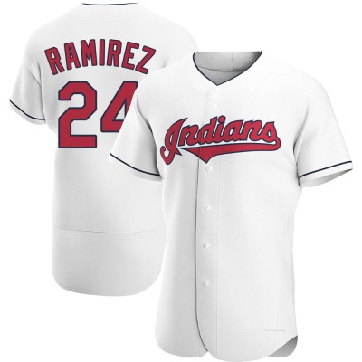 Men's Manny Ramirez Cleveland Guardians Authentic White Home Jersey