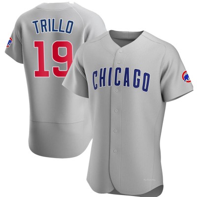 Men's Manny Trillo Chicago Cubs Authentic Gray Road Jersey