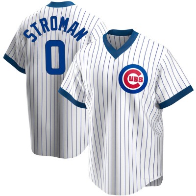 Men's Marcus Stroman Chicago Cubs Replica White Home Cooperstown Collection Jersey