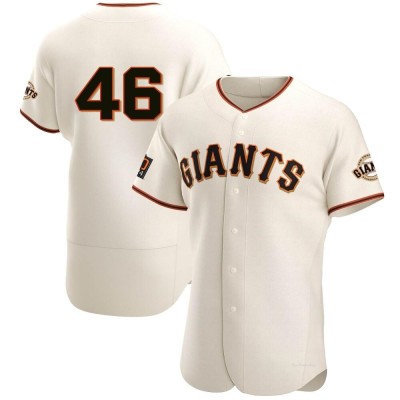 Men's Mark Mathias San Francisco Giants Authentic Cream Home Jersey