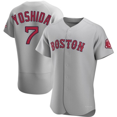 Men's Masataka Yoshida Boston Red Sox Authentic Gray Road Jersey