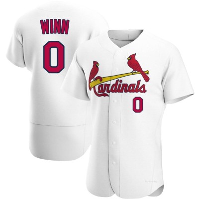 Men's Masyn Winn St. Louis Cardinals Authentic White Home Jersey