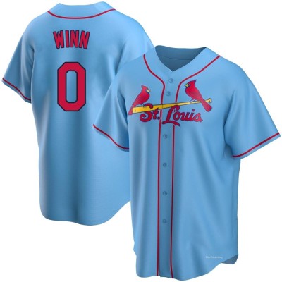 Men's Masyn Winn St. Louis Cardinals Replica Light Blue Alternate Jersey