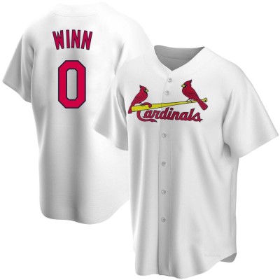 Men's Masyn Winn St. Louis Cardinals Replica White Home Jersey