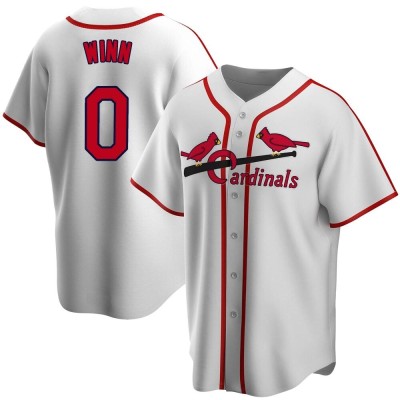 Men's Masyn Winn St. Louis Cardinals White Home Cooperstown Collection Jersey