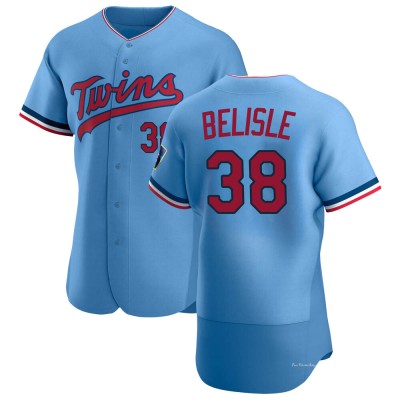 Men's Matt Belisle Minnesota Twins Authentic Light Blue Alternate Jersey