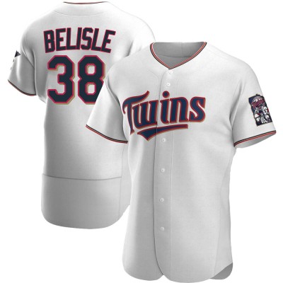 Men's Matt Belisle Minnesota Twins Authentic White Home Jersey