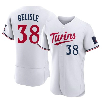 Men's Matt Belisle Minnesota Twins Authentic White Home Jersey