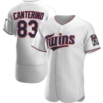 Men's Matt Canterino Minnesota Twins Authentic White Home Jersey