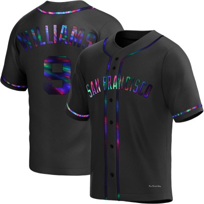 Men's Matt Williams San Francisco Giants Replica Black Holographic Alternate Jersey