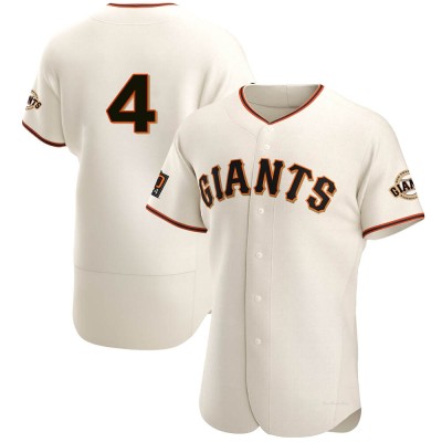 Men's Mel Ott San Francisco Giants Authentic Cream Home Jersey