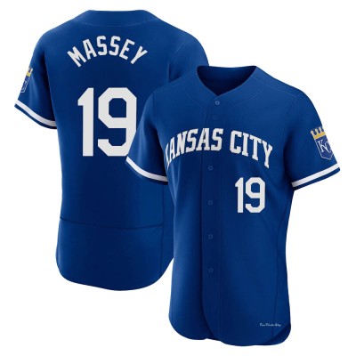 Men's Michael Massey Kansas City Royals Authentic Royal 2022 Alternate Jersey