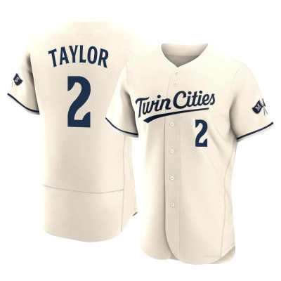 Men's Michael Taylor Minnesota Twins Authentic Cream Alternate 2023 Jersey