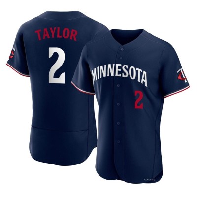 Men's Michael Taylor Minnesota Twins Authentic Navy Alternate Jersey