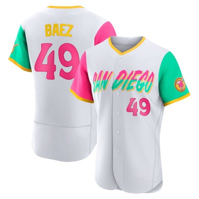 Men's Michel Baez San Diego Padres Authentic White 2022 City Connect Jersey