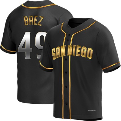 Men's Michel Baez San Diego Padres Replica Black Golden Alternate Jersey