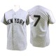 Men's Mickey Mantle New York Yankees Replica Grey 1951 Throwback Jersey