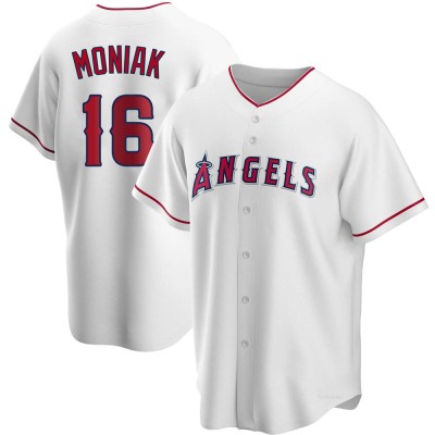 Men's Mickey Moniak Los Angeles Angels Replica White Home Jersey