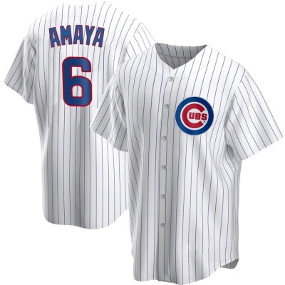 Men's Miguel Amaya Chicago Cubs Replica White Home Jersey