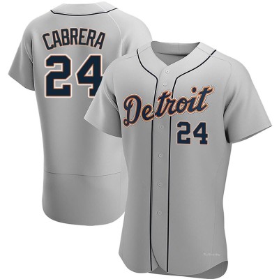 Men's Miguel Cabrera Detroit Tigers Authentic Gray Road Jersey