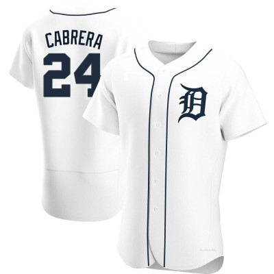 Men's Miguel Cabrera Detroit Tigers Authentic White Home Jersey