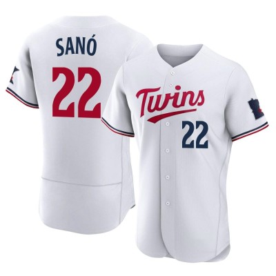 Men's Miguel Sano Minnesota Twins Authentic White Home Jersey