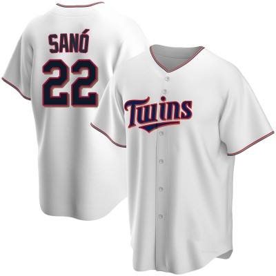 Men's Miguel Sano Minnesota Twins Replica White Home Jersey