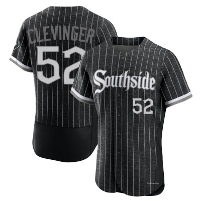 Men's Mike Clevinger Chicago White Sox Authentic Black 2021 City Connect Jersey