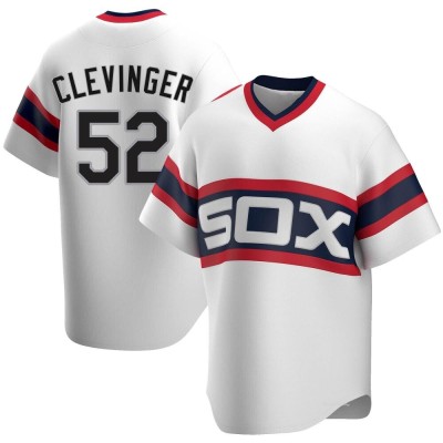 Men's Mike Clevinger Chicago White Sox Replica White Cooperstown Collection Jersey