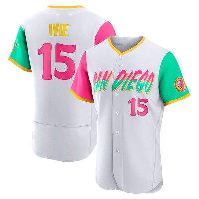 Men's Mike Ivie San Diego Padres Authentic White 2022 City Connect Jersey