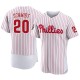 Men's Mike Schmidt Philadelphia Phillies Authentic White 2022 World Series Home Jersey